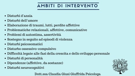 ambiti di intervento psicologo Catania