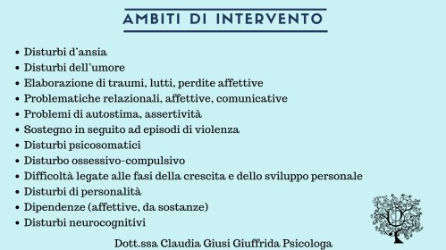 ambiti di intervento psicologo Catania