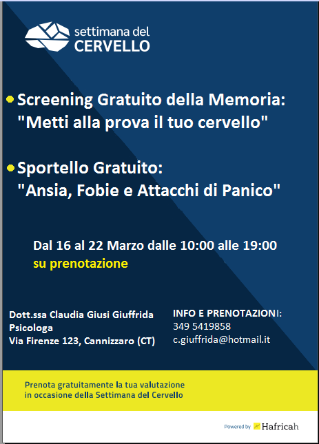 Psicologo Catania eventi gratuiti